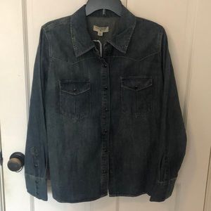 Nili Lotan for Target Denim Shirt XL. New with Tags